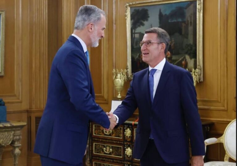 El Rey propone a Alberto Núñez Feijóo como candidato a la Presidencia del Gobierno