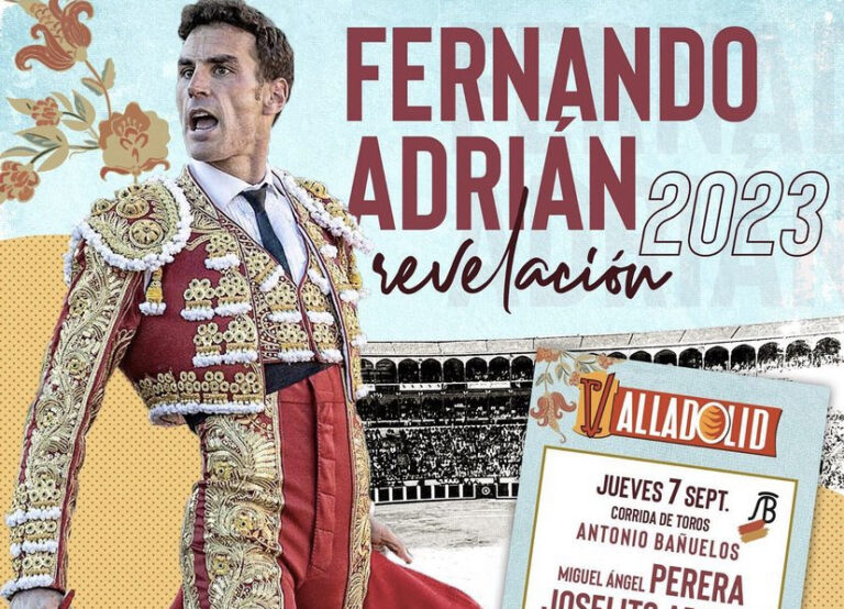 Fernando Adrián sustituirá a Daniel Luque este 7 de septiembre en la feria de Valladolid