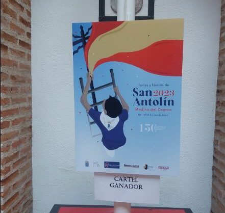 Sonia García firma el cartel anunciador de las “Ferias y Fiestas de San Antolín 2023