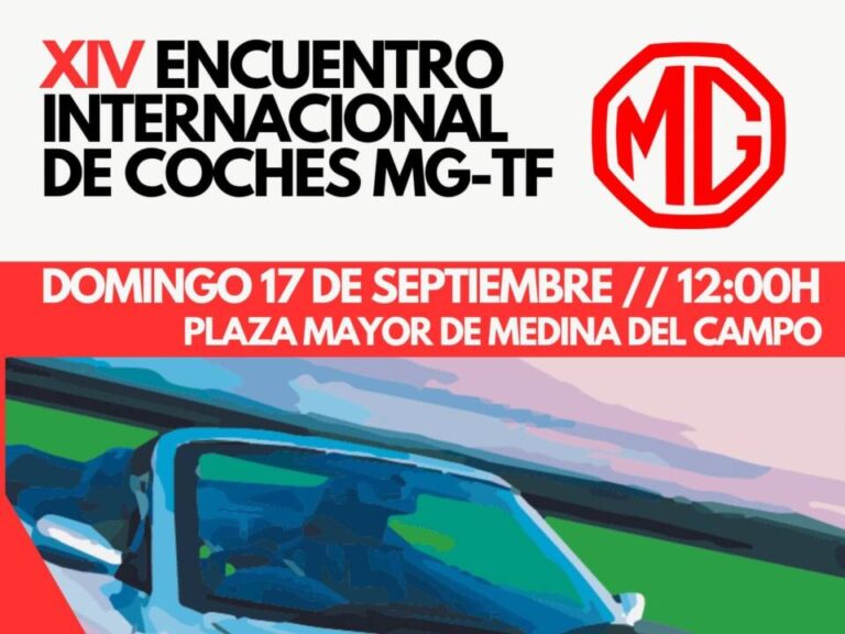 Medina del Campo se da cita este domingo con multitud de coches MG-TF