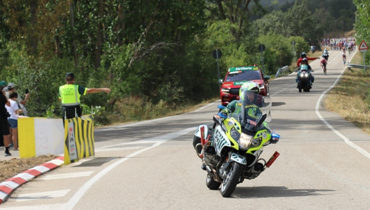 La Guardia Civil establece un dispositivo de seguridad para la Vuelta Ciclista a España a su paso por la provincia de Valladolid