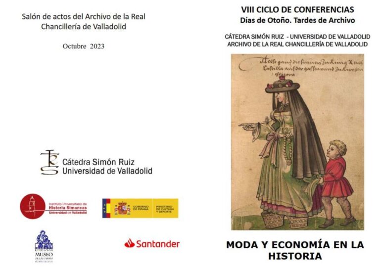 ‘Moda y economía en la historia’ inaugura el VIII Ciclo de Conferencia de la Cátedra Simón Ruiz