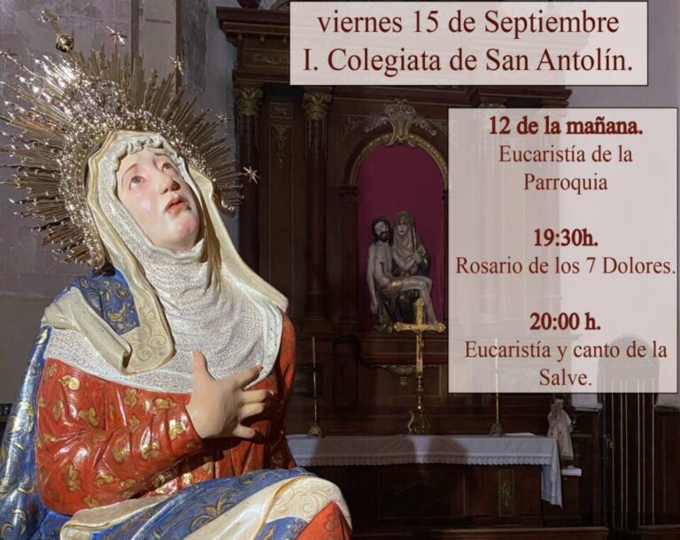 Medina del Campo celebra este viernes la festividad de los Dolores