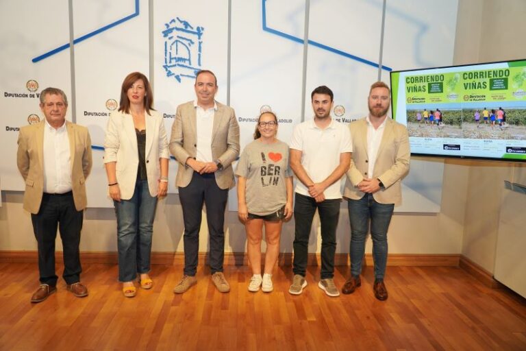 La Diputación de Valladolid presenta el circuito ‘Corriendo entre Viñas’ que sigue apostando por unir deporte y enoturismo
