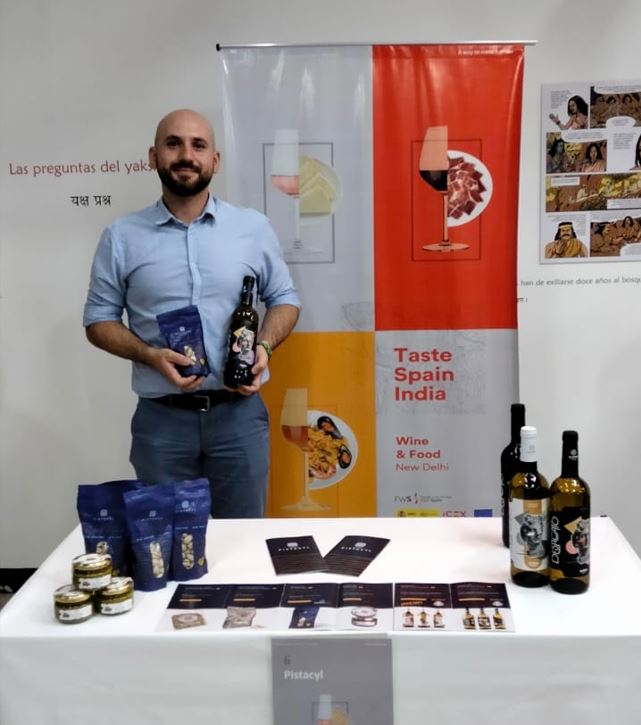 Grupo Pistacyl promociona el pistacho español y su vino en la India