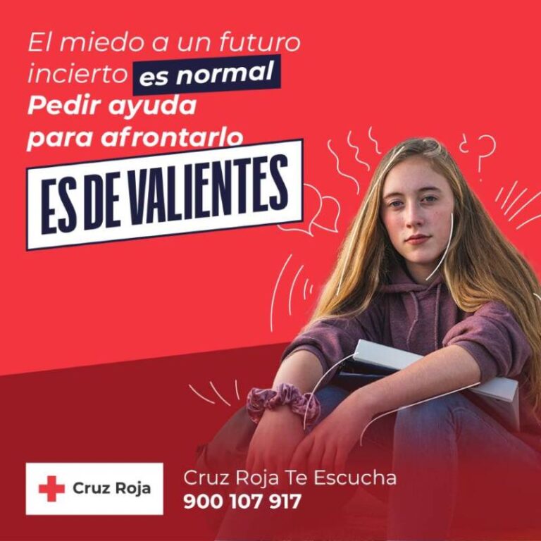 Cruz Roja lanza campaña «Es normal. Es de valientes» en el Día Mundial de la Salud Mental