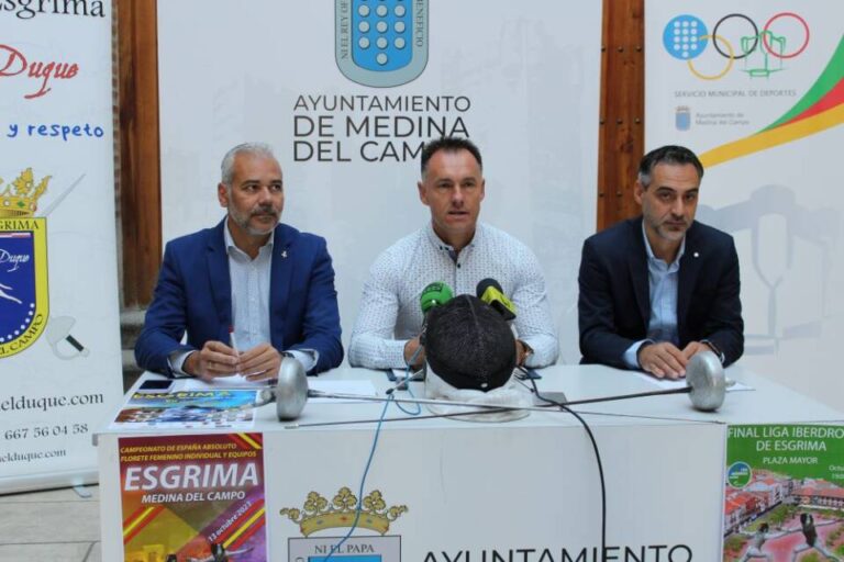 Medina del Campo espera congregar a más de 1.200 personas con la celebración de cuatro competiciones de esgrima