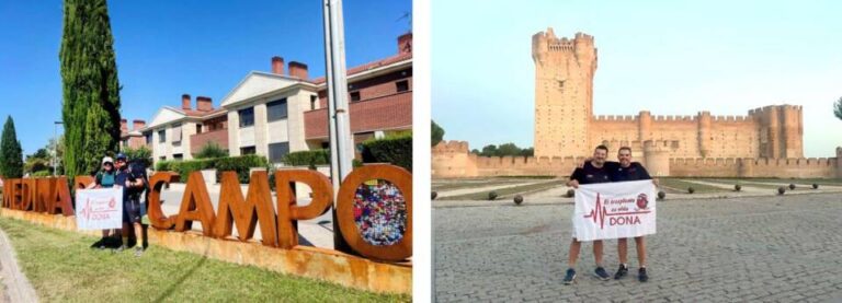 Un camino para concienciar de la importancia que tiene ser donante de órganos, con parada en Medina del Campo