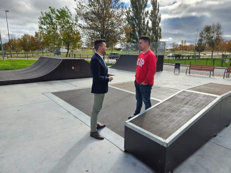 Zaratán estrena su nueva pista de skate financiada por la Diputación de Valladolid