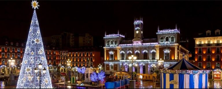 Valladolid se ilumina, descubre los horarios de los espectáculos de luces de Navidad
