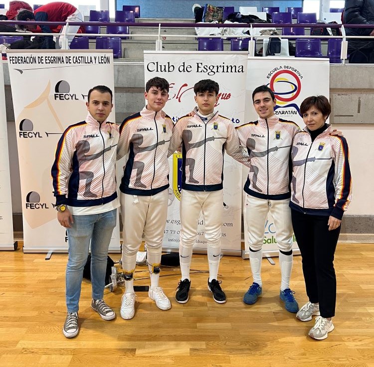 Tres tiradores del Club de Esgrima El Duque participan en el segundo Ranking Nacional de categoría M-20 en Zaratán