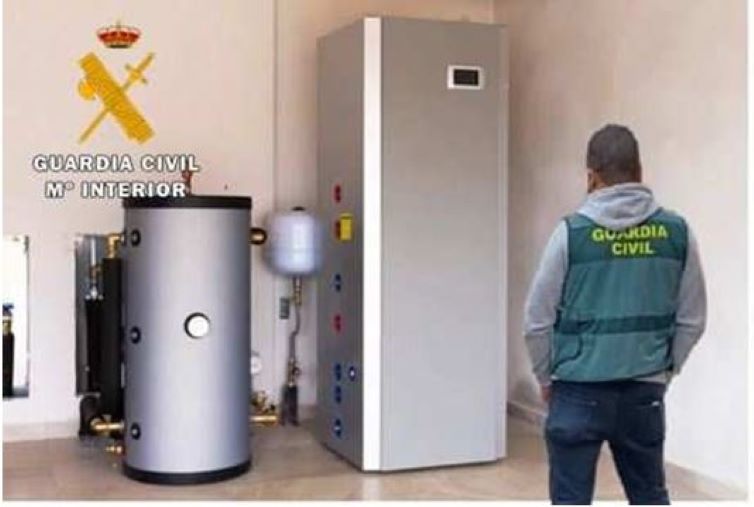 Estafa en la compra de aerotermia desarticulada por la Guardia Civil en Arroyo de la Encomienda: Detienen al comercial Involucrado