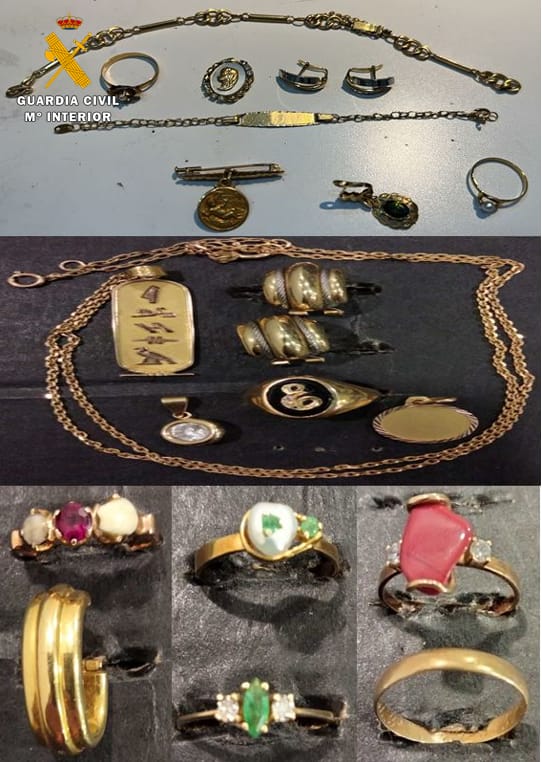 La Policía Nacional exhibe miles de joyas recuperadas con el fin de que sus dueños las recuperen