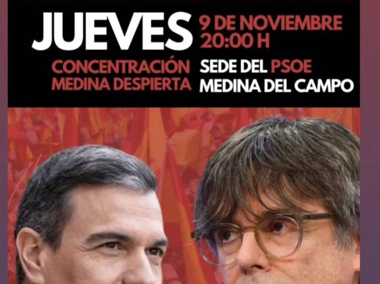 Se difunde a través de redes sociales una concentración a las puertas de la sede del PSOE medinense