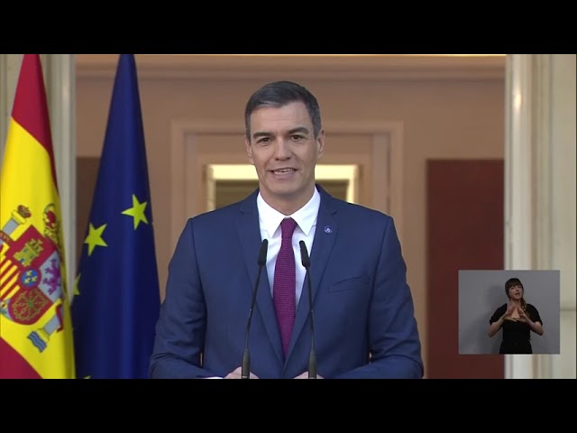 Pedro Sánchez anuncia la nueva configuración del Gobierno