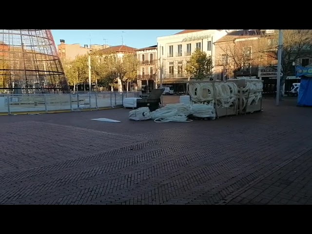 ¿Donde va a estar la pista de hielo en Medina?