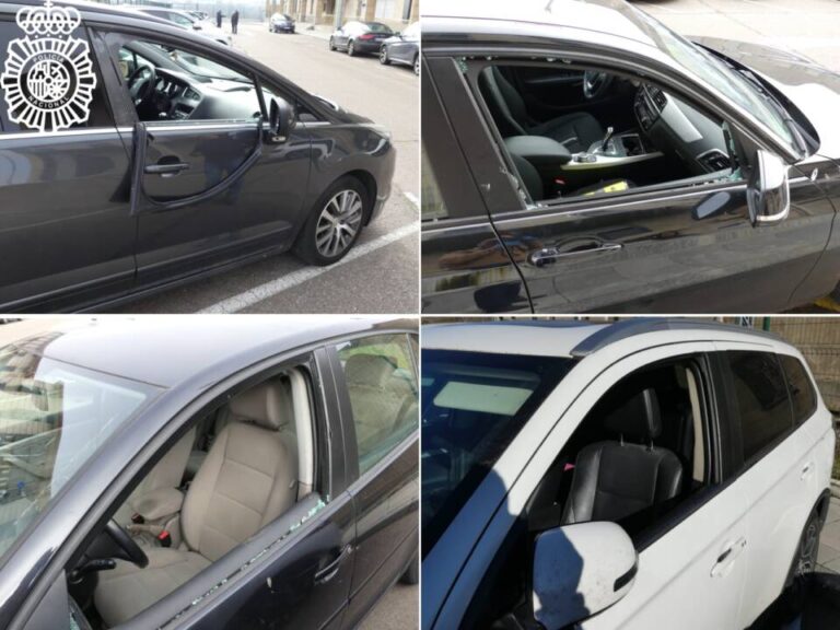 Detenido en Salamanca el ladrón de ventanillas: Autor del robo en interior de siete vehículos