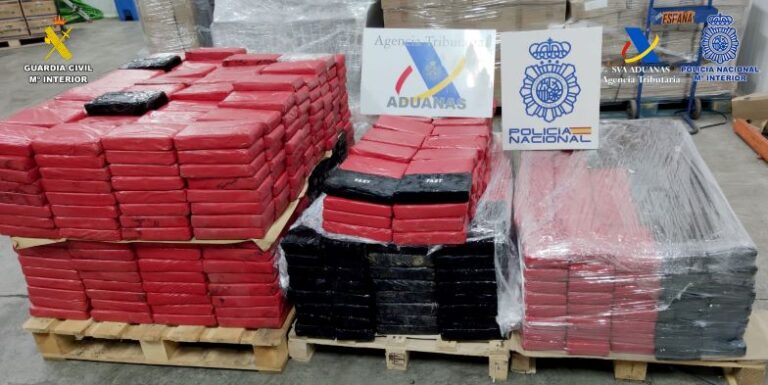 Desarticulada red internacional: Detenidas cinco personas vinculadas a decomiso de 2.300 kg de cocaína en España