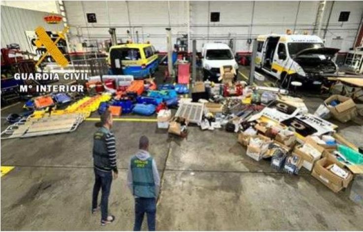Operación «AMBULANZA»: Tres detenidos por hurto de ambulancias y material sanitario en Valladolid