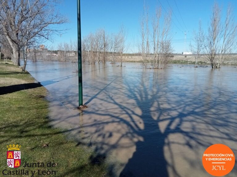Medina del Campo: El equipo de drones de la Junta de Castilla y León actúa ante la crecida del Zapardiel