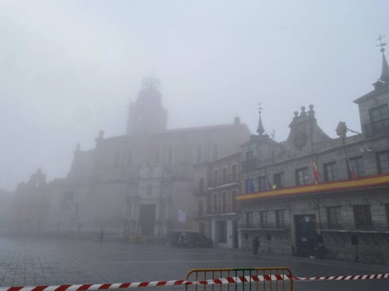 Medina del Campo amanece con la presencia de intensas nieblas 