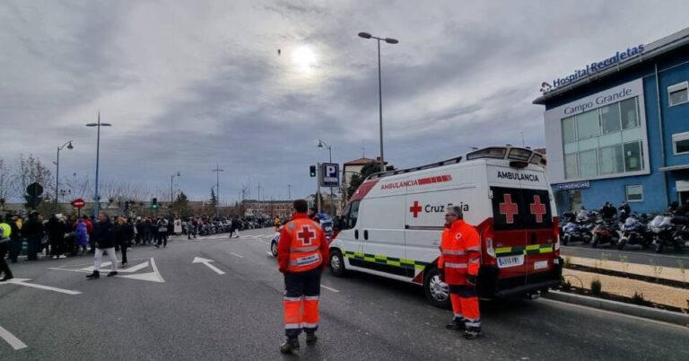 Voluntarios de Cruz Roja de Medina del Campo, presentes en «Pingüinos»