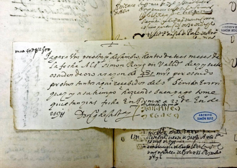 El Portal de Archivos de la Fundación Simón Ruiz suma una nueva remesa de letras de cambio pertenecientes a estos fondos 