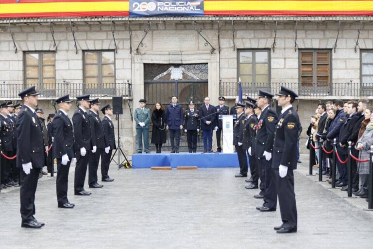 La Policía Nacional celebra su bicentenario en Medina del Campo
