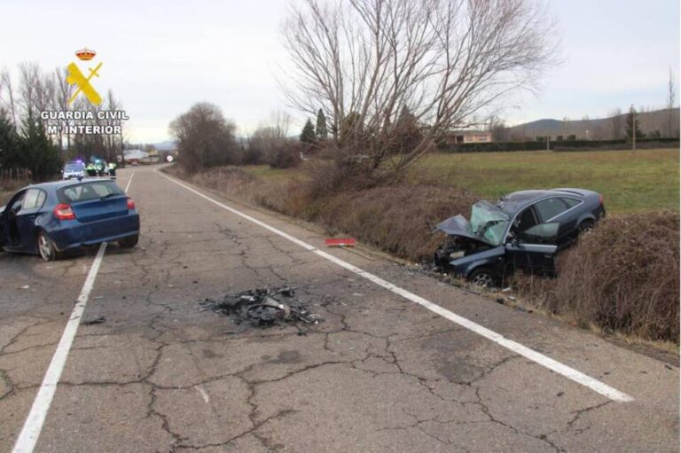 La Guardia Civil investiga a un conductor por varios delitos al causar un siniestro vial en el que falleció una persona en Sariegos (León)