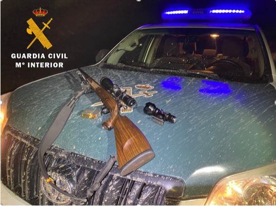 La Guardia Civil de Peñafiel denuncia a una persona como autora de una infracción grave a la Ley de Caza