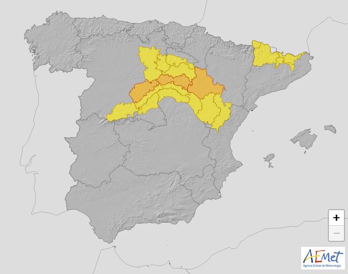 Alerta por nevadas en Castilla y León: Tráfico pide prudencia en las carreteras