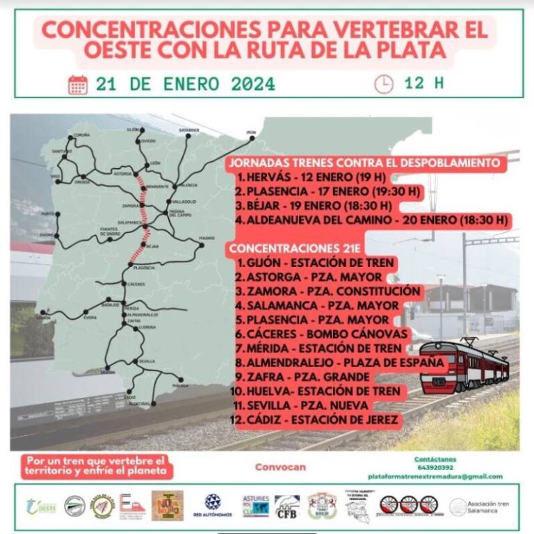 Reapertura del ferrocarril Plasencia-Astorga: Un paso vital para enfrentar el reto demográfico
