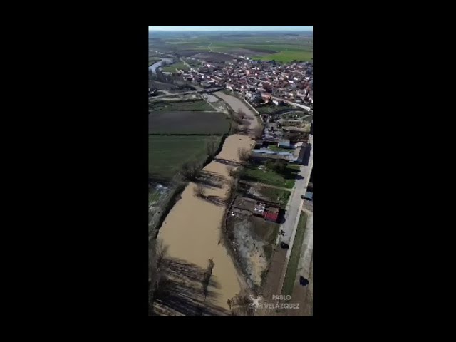 Imágenes del Río Trabancos a su paso por Fresno el Viejo