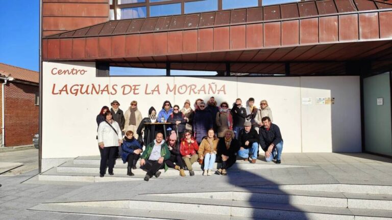 Un grupo de medinenses visita las Lagunas del Oso con el Life IP Duero