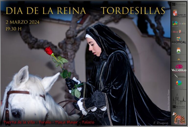Tordesillas se prepara para la llegada de la reina Juana y su séquito