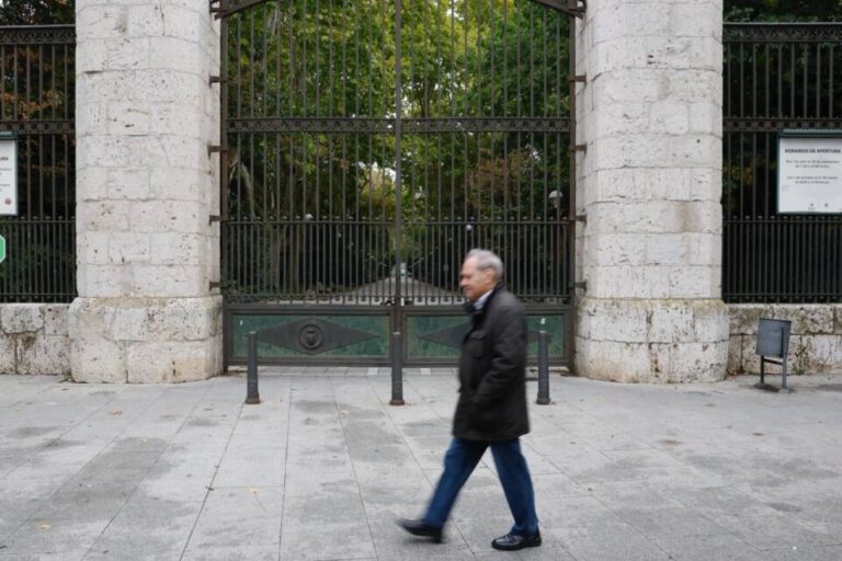 El Campo Grande de Valladolid cierra sus puertas por ‘Karlotta’,