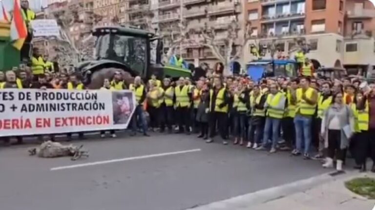 Actualización de las protestas agrarias en Castilla y León a las 14:30