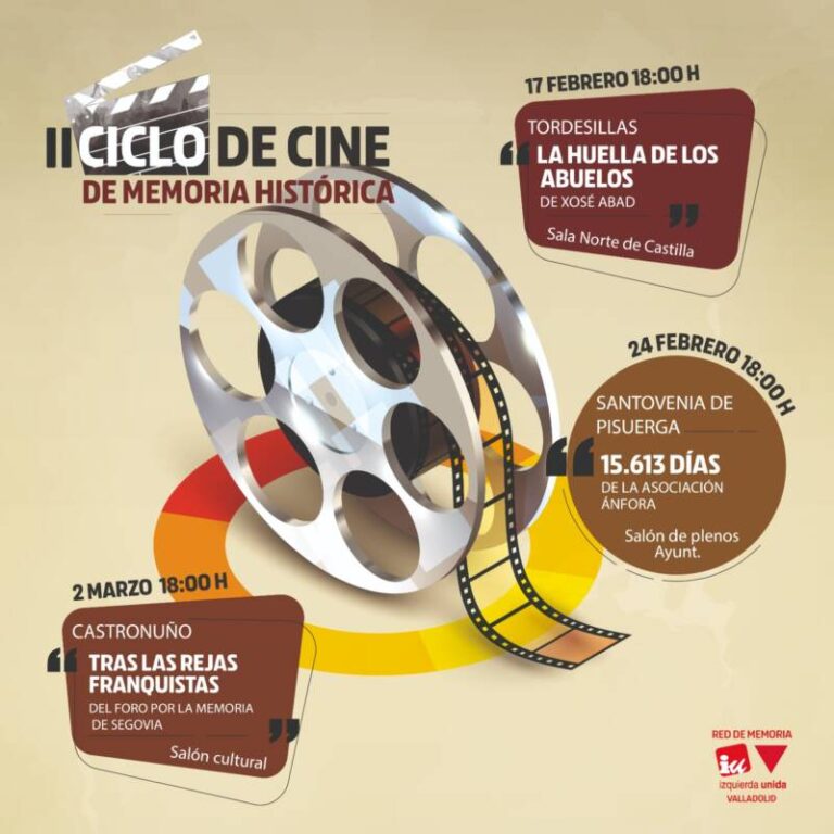 II Ciclo de Cine de Memoria Histórica: Un viaje cinematográfico para desentrañar la represión franquista en Valladolid