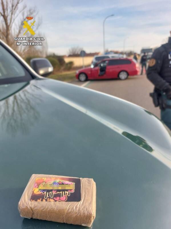 Operativo exitoso: La Guardia Civil de Palencia detiene a un hombre por tráfico de drogas en Carrión de los Condes