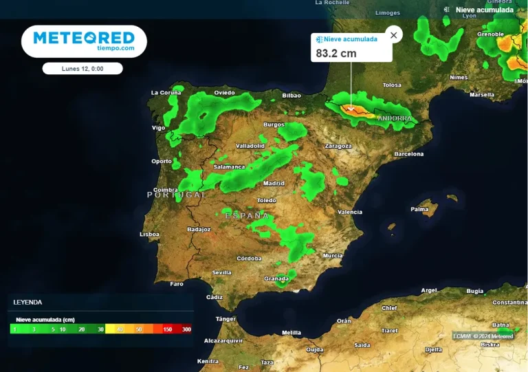 Predicción de nevadas importantes en España: en unas horas podría acumularse más de un palmo de nieve en estas zonas