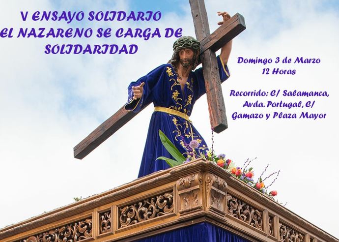 El Nazareno se carga de solidaridad: Ensayo solidario y actividades destacadas de la Cofradía Penitencial de la Misericordia y Jesús Nazareno