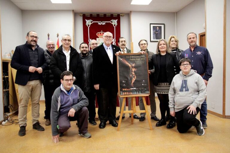 José Manuel de la Fuente Mata, Pregonero de la Semana Santa 2024 en Tordesillas: Cartel revelado con el emblema del restaurado del Cristo de las Batallas