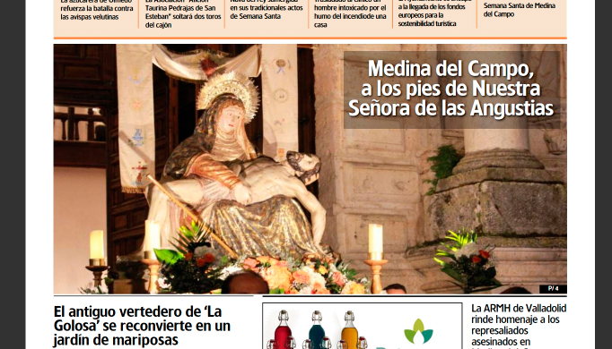 Ya puede leer y descargar gratis el semanario de La Voz de Medina y Comarca de esta semana 28 de Marzo de 2024