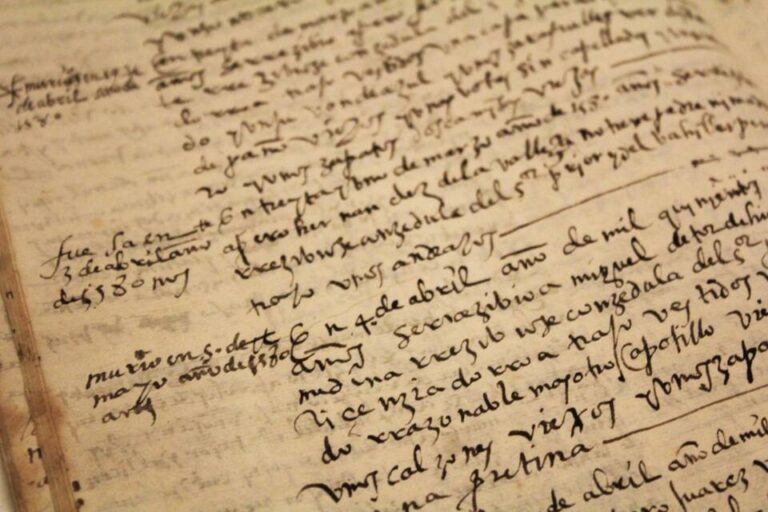 El Museo de las Ferias expone un manuscrito que recoge la entrada de enfermos en el antiguo Hospital de Nuestra Señora de la Piedad