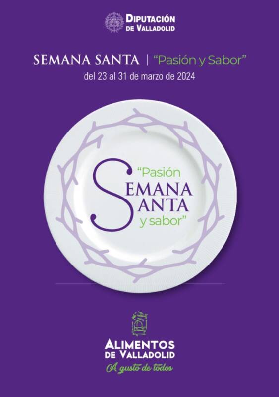 La Diputación de Valladolid edita ‘Pasión y Sabor’ con motivo de la Semana Santa