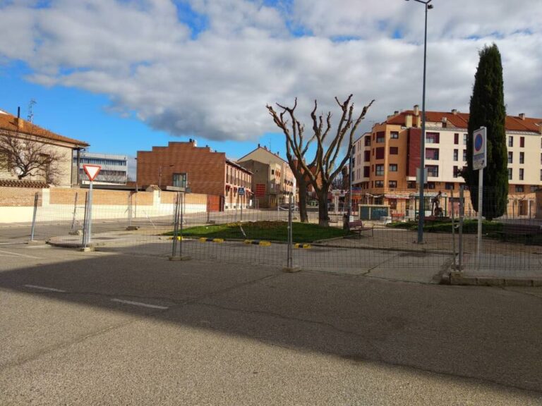 La Plaza de “Los Galgos” se prepara para las obras en Medina del Campo