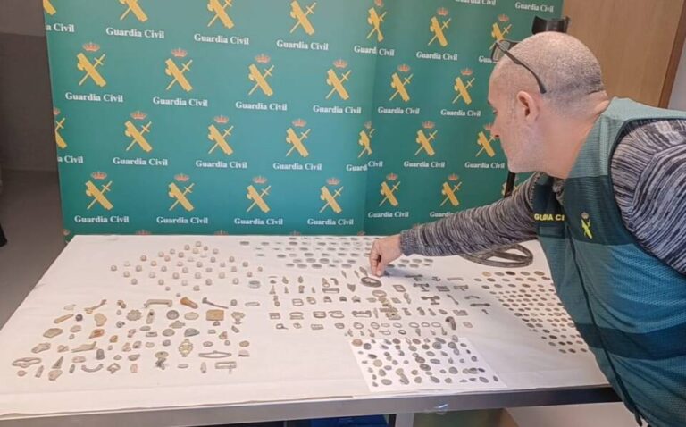 Investigan a un individuo por expolio de 553 piezas arqueológicas en Castrejón de Trabancos