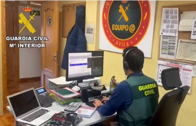 La Guardia Civil desarticula una estafa tecnológica de más de 11.000 euros