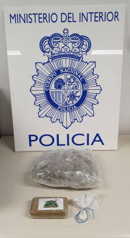 Detenido por tráfico de drogas en Segovia con sustancias valoradas en 1.665 euros