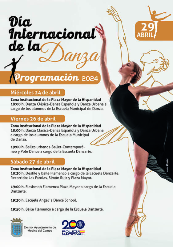 Celebración del Día Internacional de la Danza en Medina del Campo, un festín de movimientos y ritmos